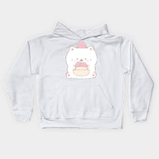 vintage-cat Kids Hoodie